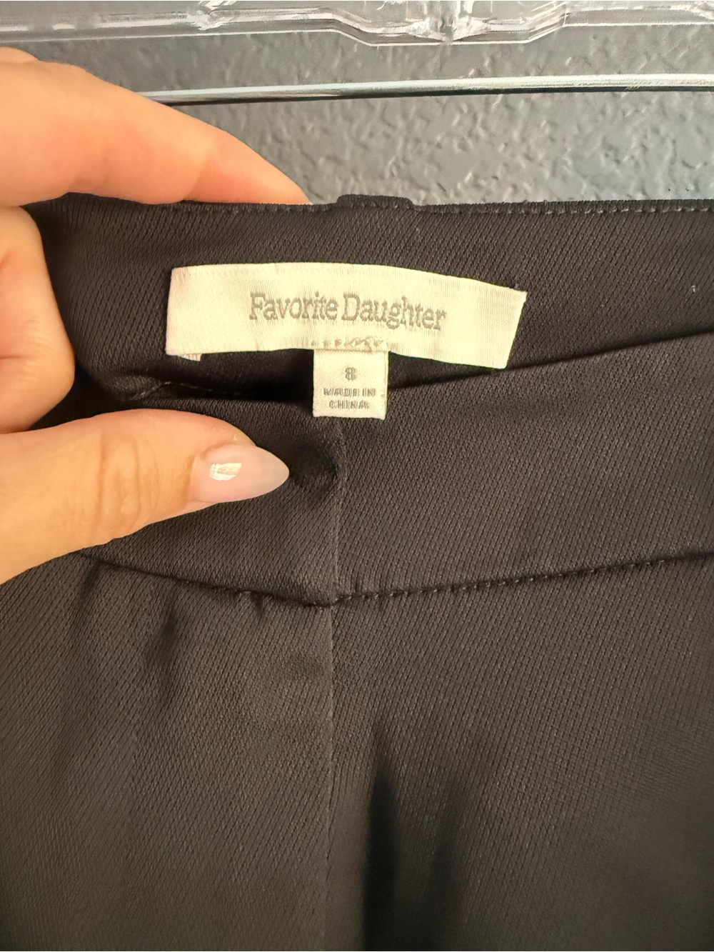 FAVORITE DAUGHTER • the favorite pant in black - size 8 wide leg high rise - Picture 4 of 6
